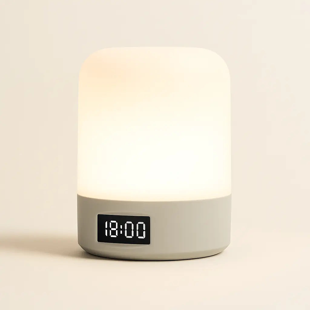 Slimme Nachtlamp met Klok - ThuisGemak