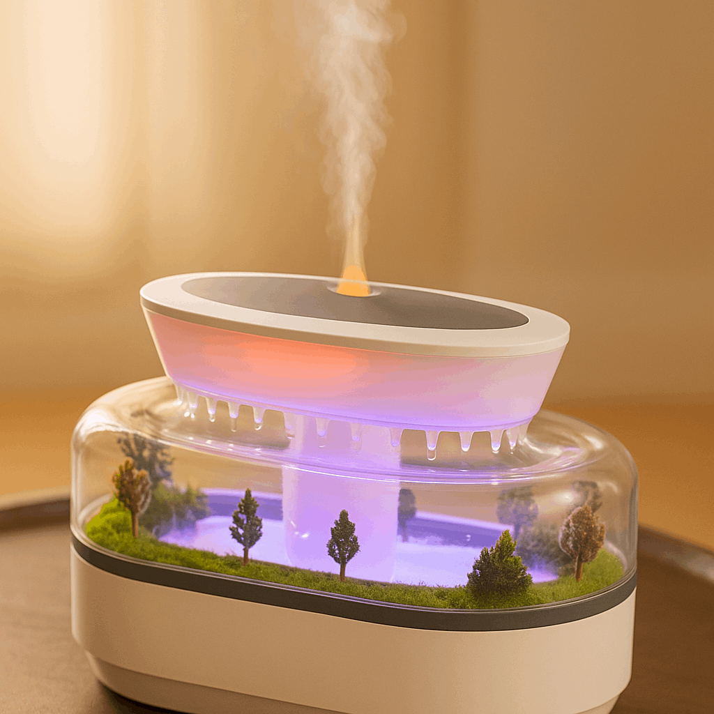 cloud calm humidifier and  warm atmosphere- ThuisGemak
