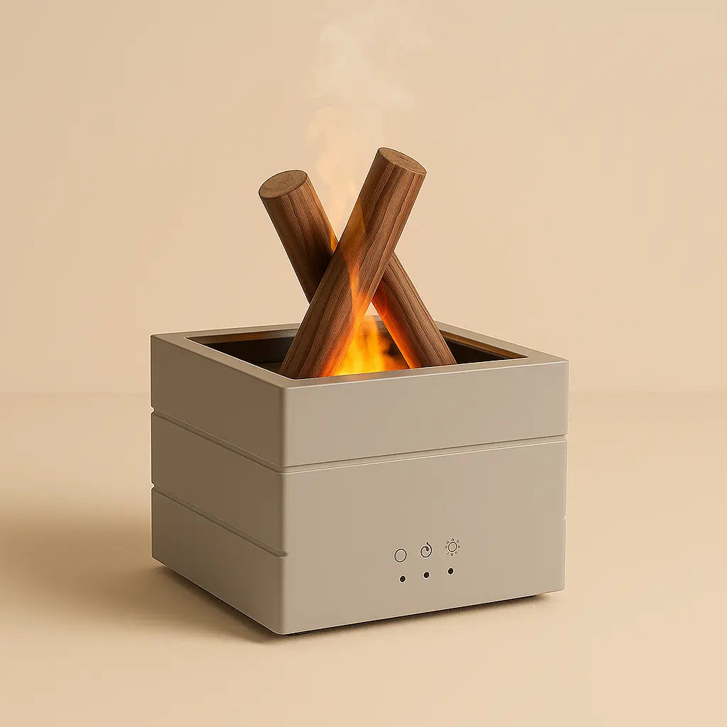 Fire Pit Humidifier in a clean background- ThuisGemak