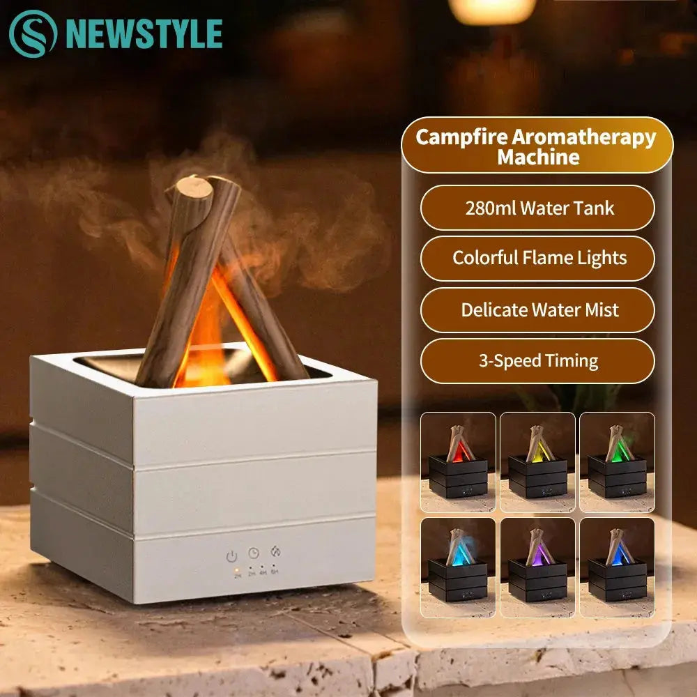 Fire Pit Humidifier with informations - ThuisGemak