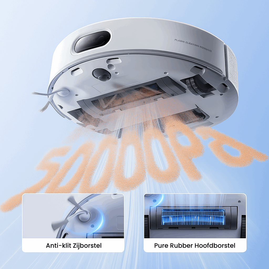 ILIFE A30 Pro Robot Vacuum in modern living room, modern design, ThuisGemak.