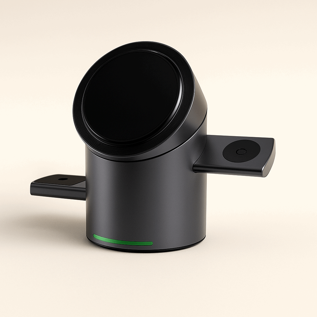 Qi2 3-in-1 magnetic wireless in a clean background - ThuisGemak