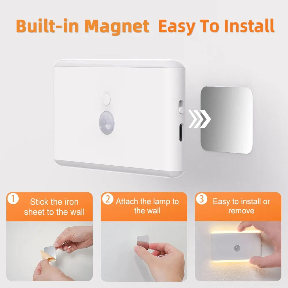 LED Nachtlamp met Bewegingssensor - ThuisGemak