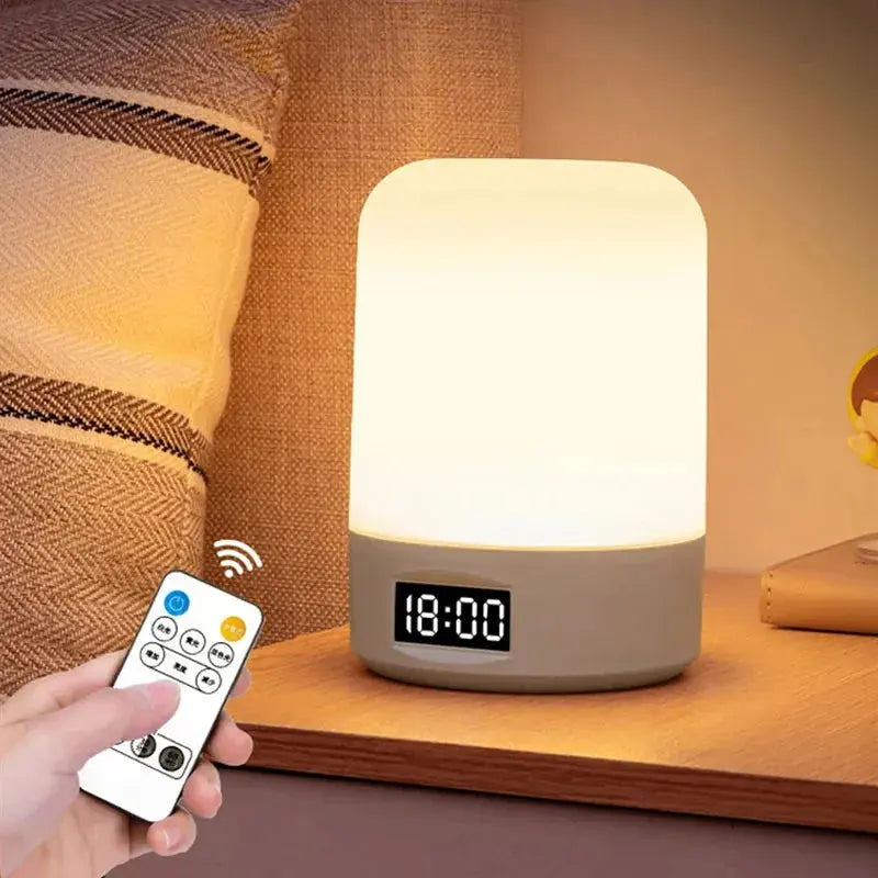 Slimme Nachtlamp met Klok - ThuisGemak