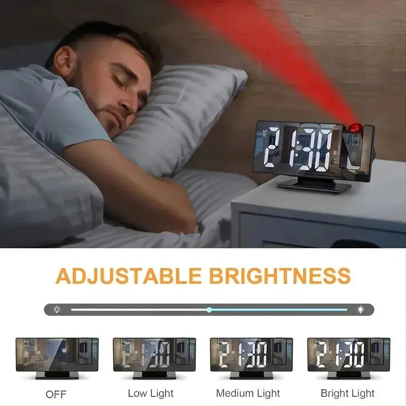 Projectie Wekker met LED Display - ThuisGemak