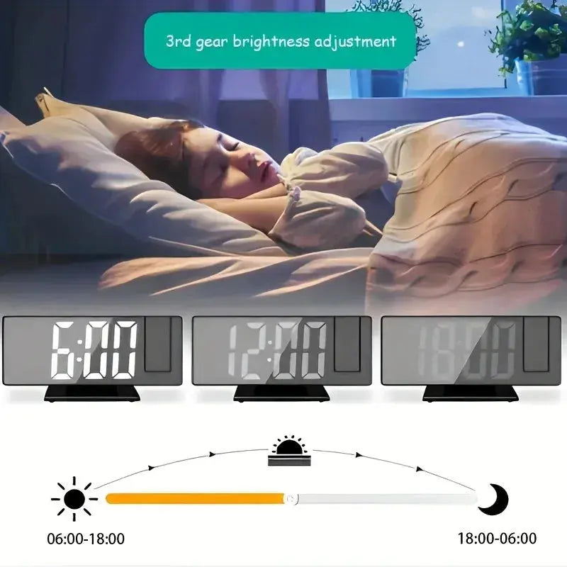 Projectie Wekker met LED Display - ThuisGemak