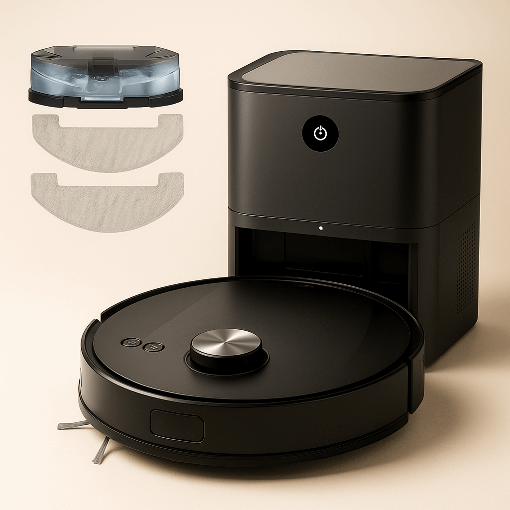 Ultenic T10 Lite Robot Vacuum in minimalist interior, modern design, ThuisGemak.