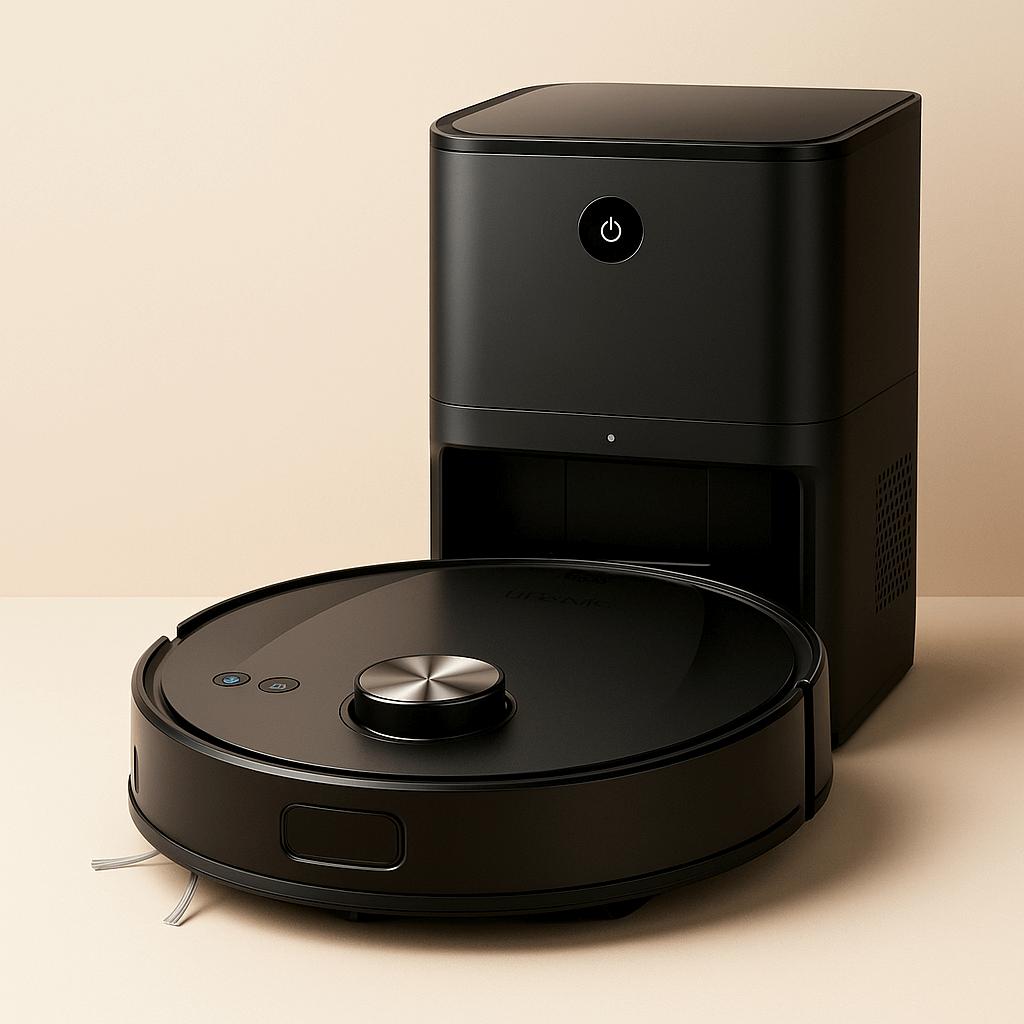 Ultenic T10 Lite Robot Vacuum in minimalist living room, modern design, ThuisGemak.