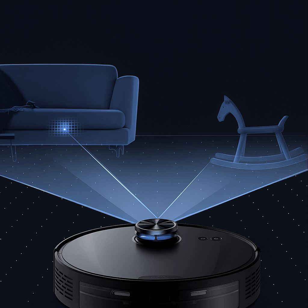 Ultenic T10 Lite Robot Vacuum in living room, modern design, ThuisGemak.