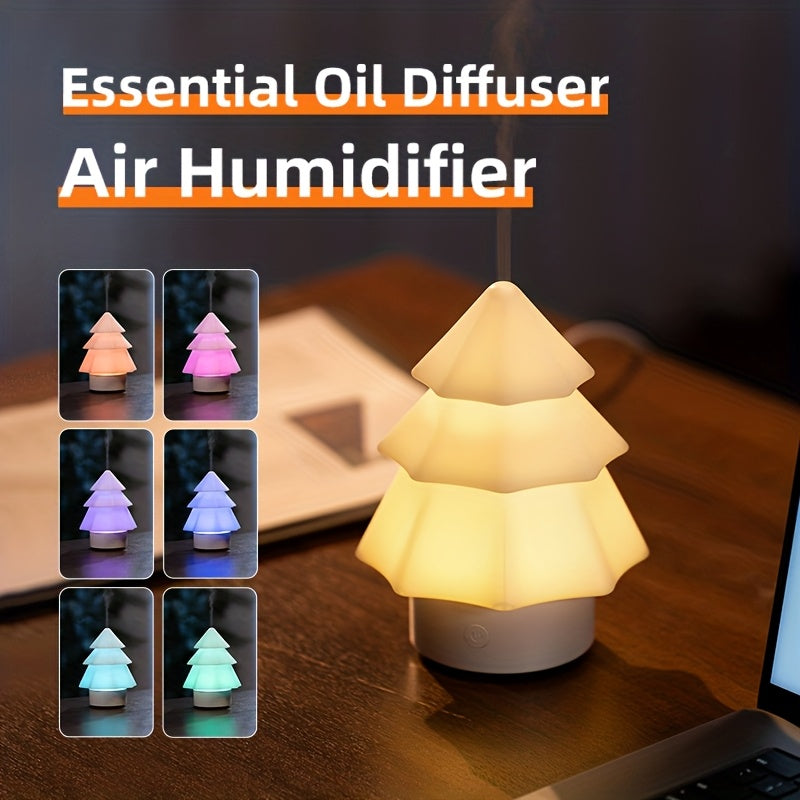 Christmas Tree Shaped Humidifier and Aroma diffuser