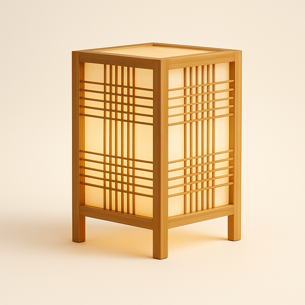 OUDELADI japanese lamp Warm bedside lamp Japanese-style in a clean background - ThuisGemak