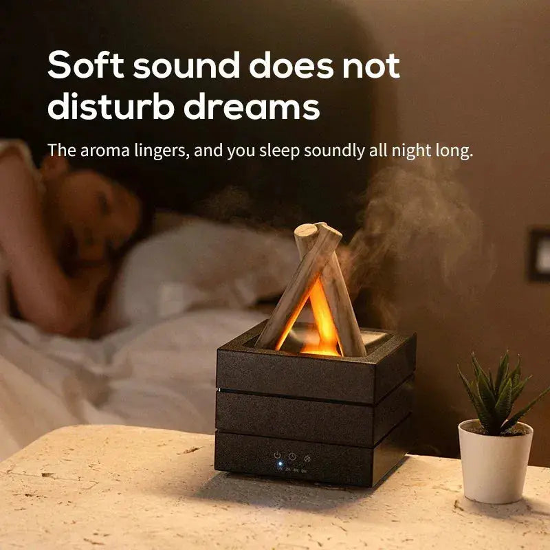 soft sound of Fire Pit Humidifier - ThuisGemak