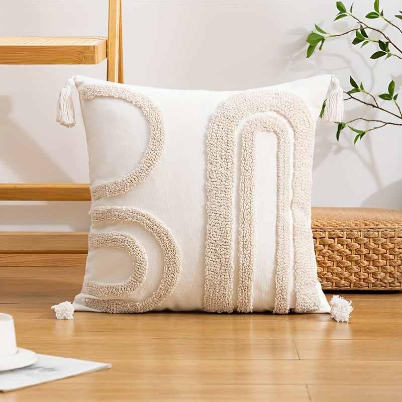 Set of 2 Tufted Cushion Covers