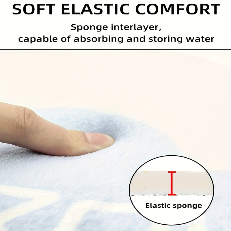 Set of 3 Christmas bathroom mats