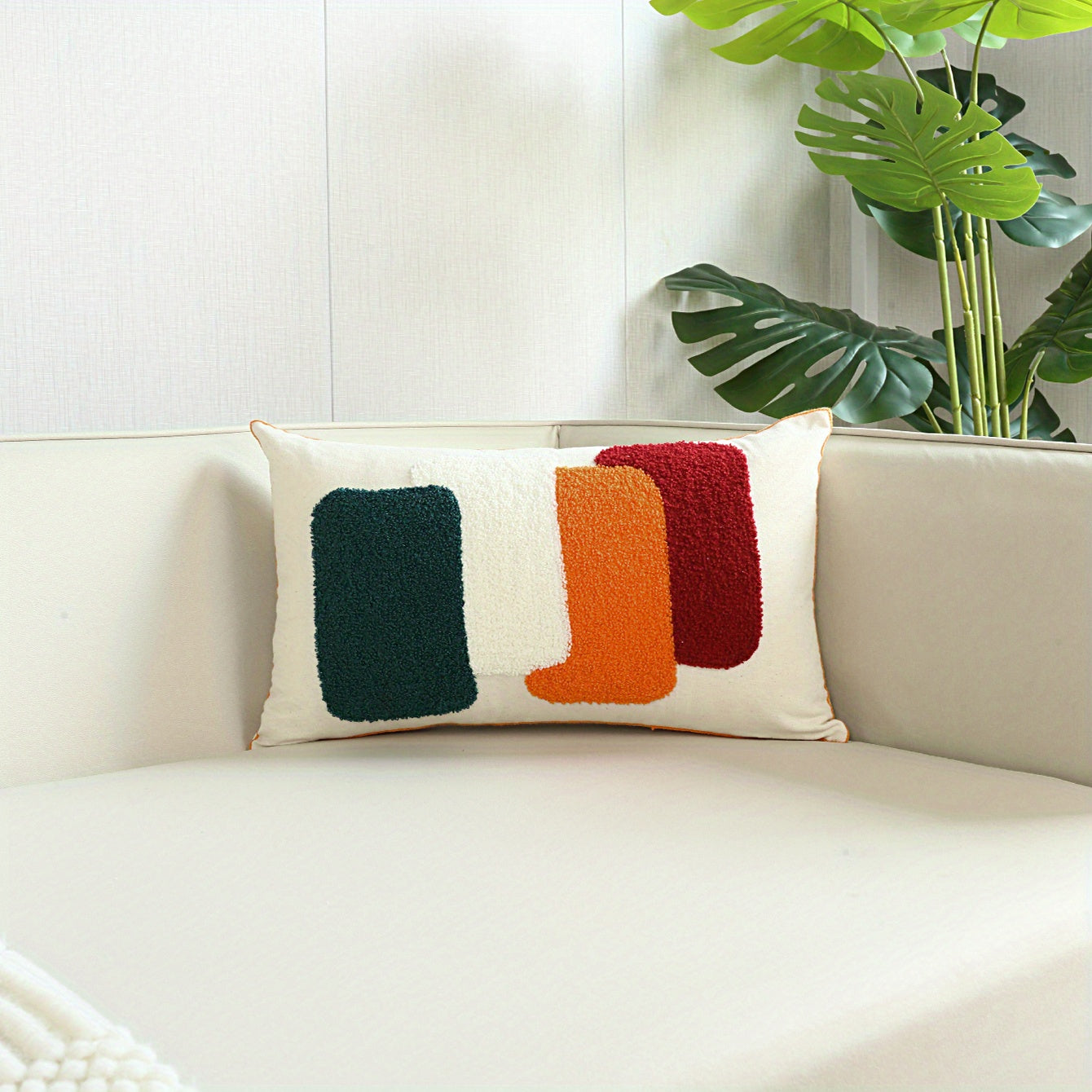 Stylish Geometric Pattern Cushion Cover
