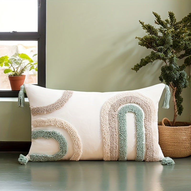 Set of 2 Tufted Cushion Covers