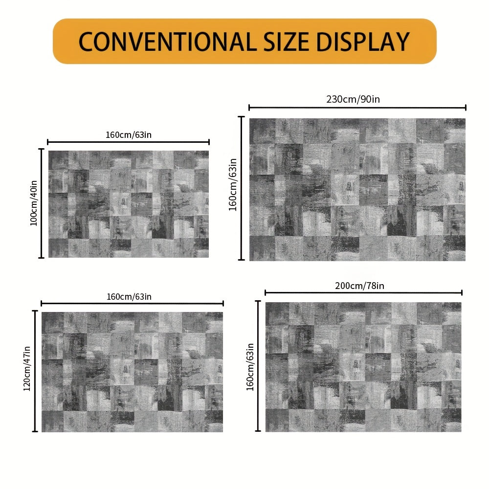 Modern Velvet Area Mat