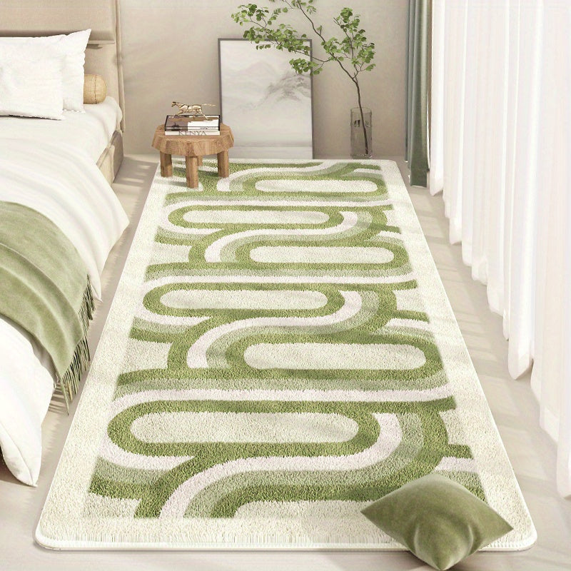 Luxurious and soft synthetic sheepskin rug