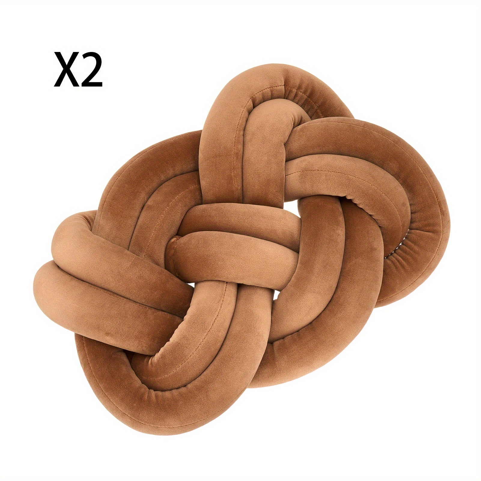 Set of 2 Spandex Knot Pillows