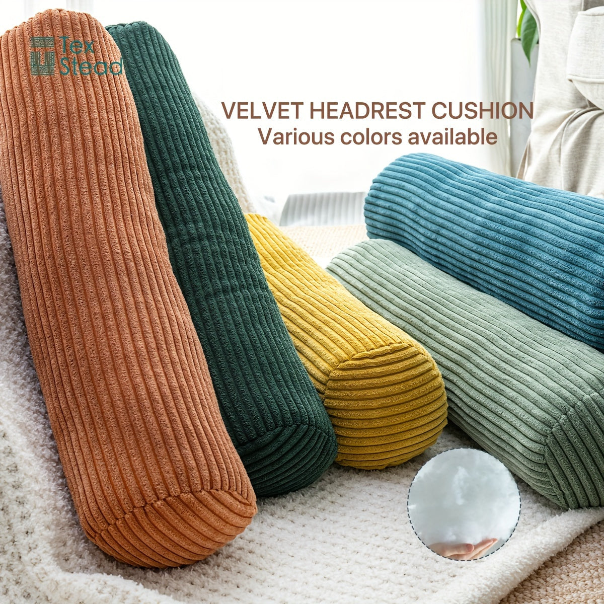 Velvet Bolster Cushion