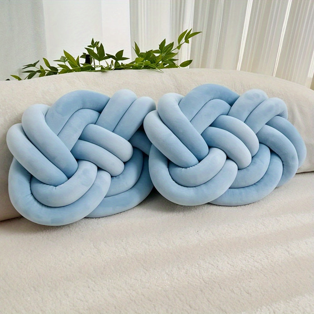 Set of 2 Spandex Knot Pillows