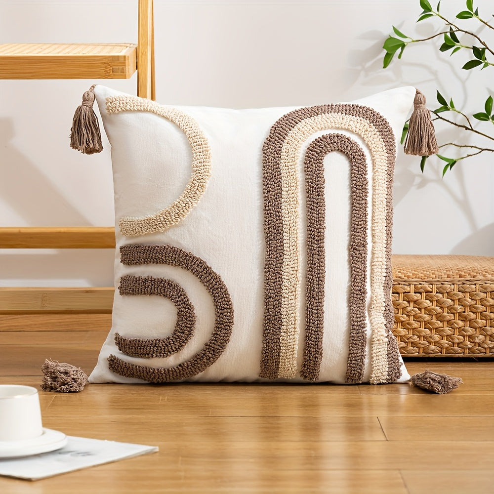 Set of 2 Tufted Cushion Covers