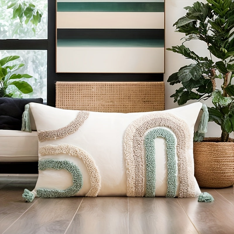 Set of 2 Tufted Cushion Covers