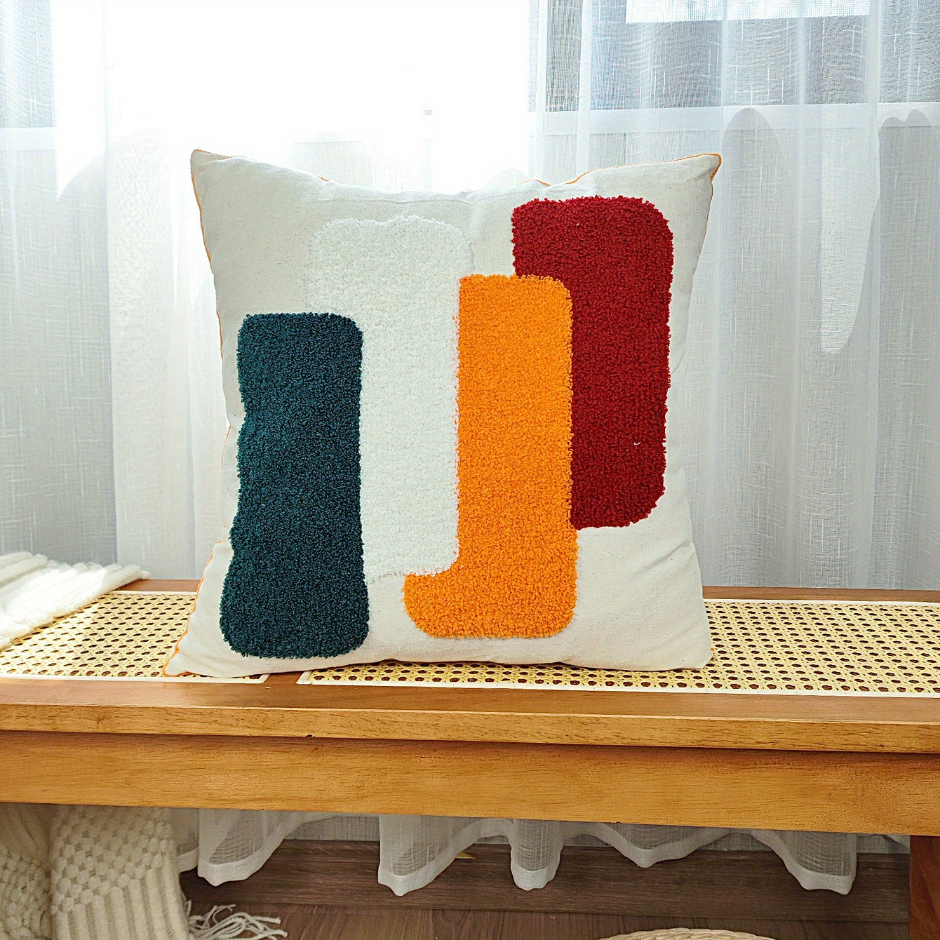 Stylish Geometric Pattern Cushion Cover