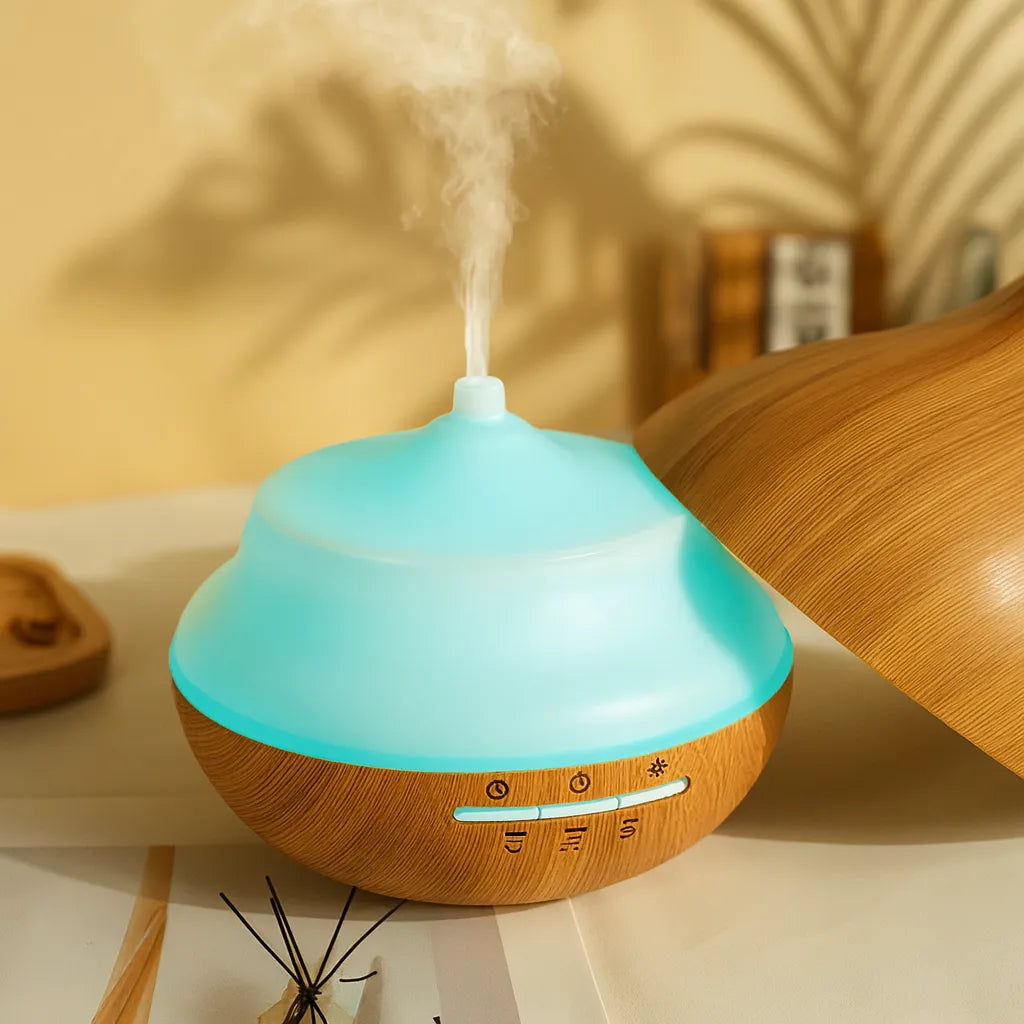Wooden aromatherapy diffuser