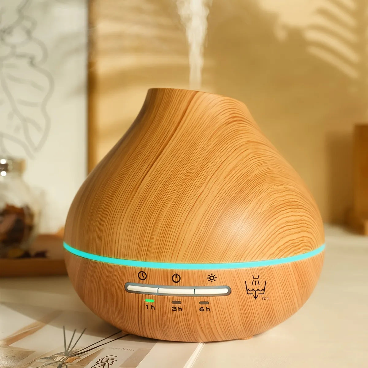 Wooden aromatherapy diffuser