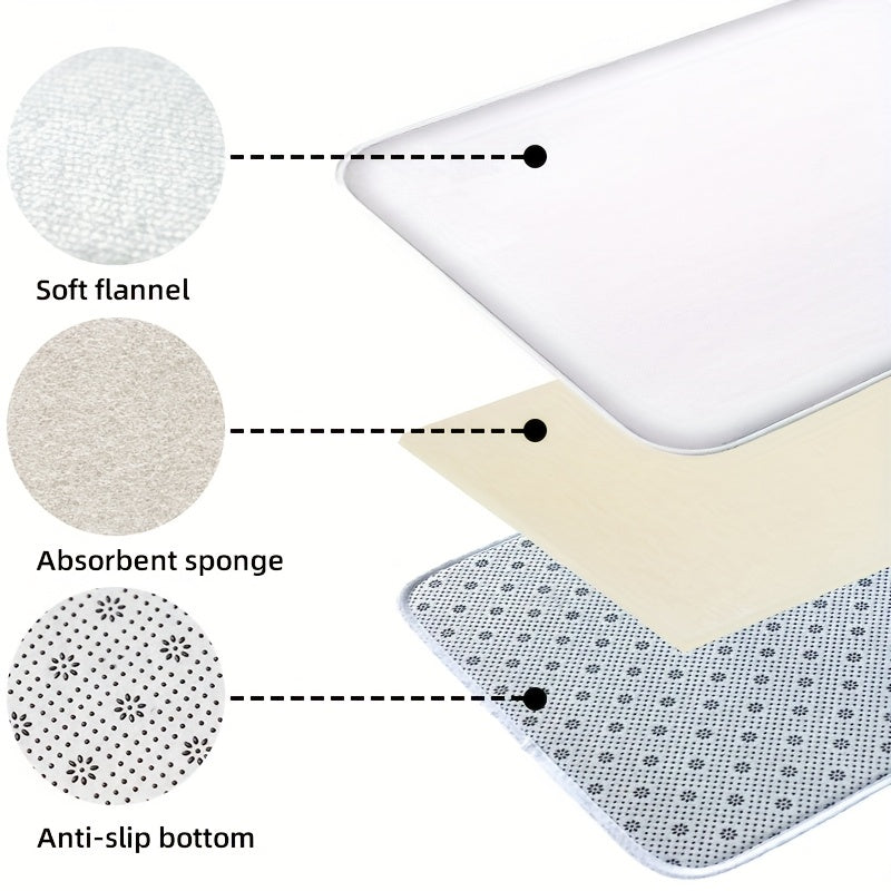 Set of 3 Christmas bathroom mats
