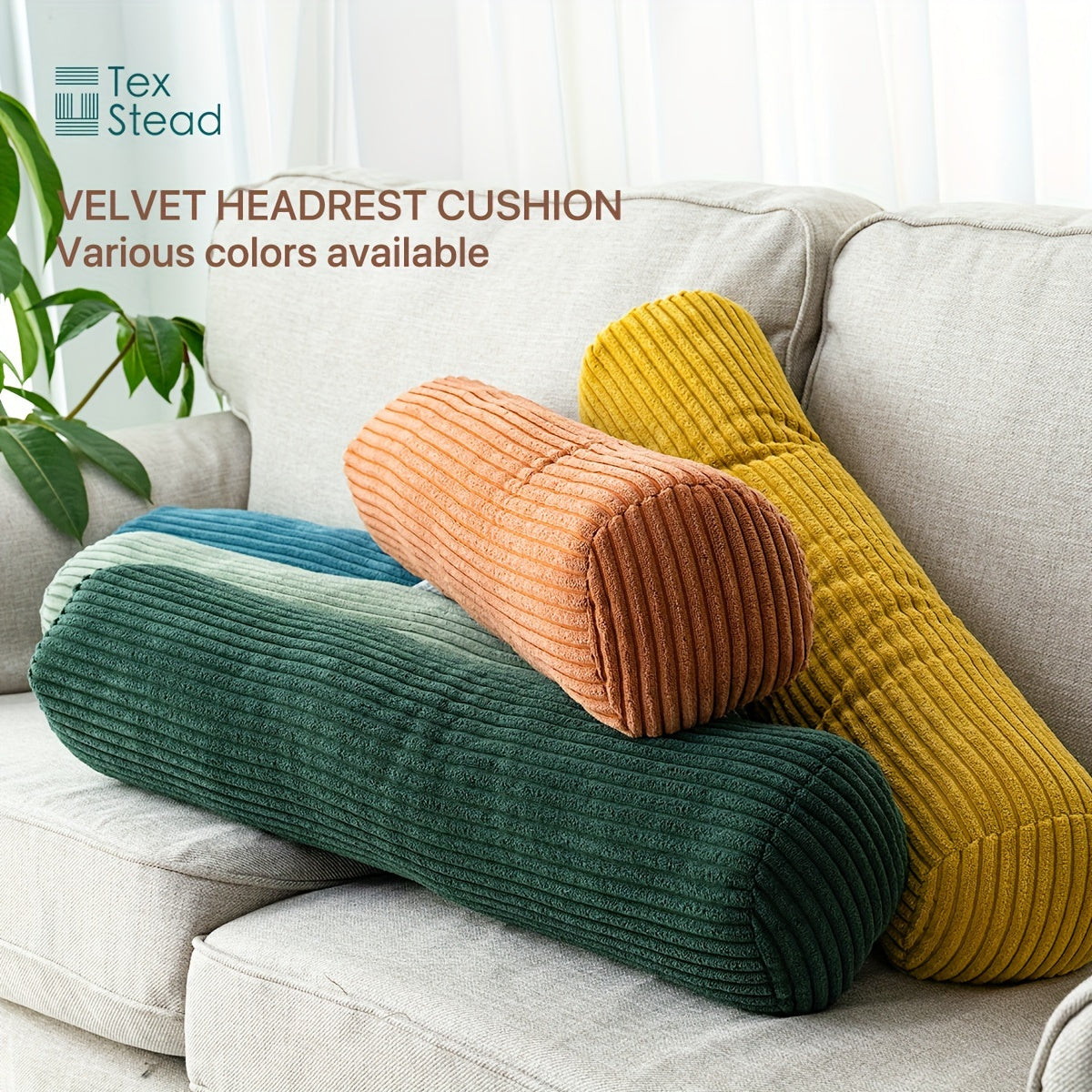 Velvet Bolster Cushion