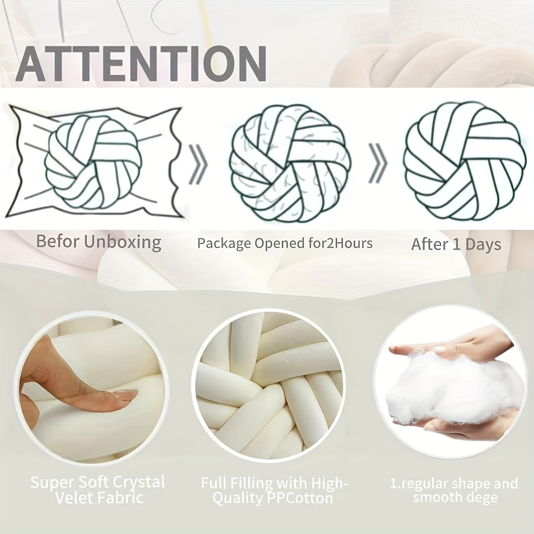 Set of 2 Knot Pillows