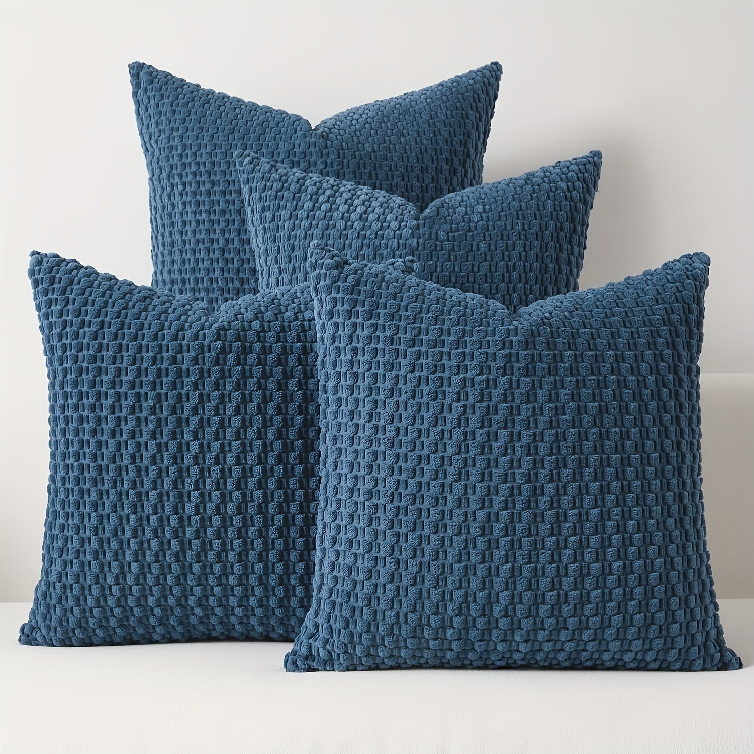 Set of 4 Soft Fleece Cushion Covers