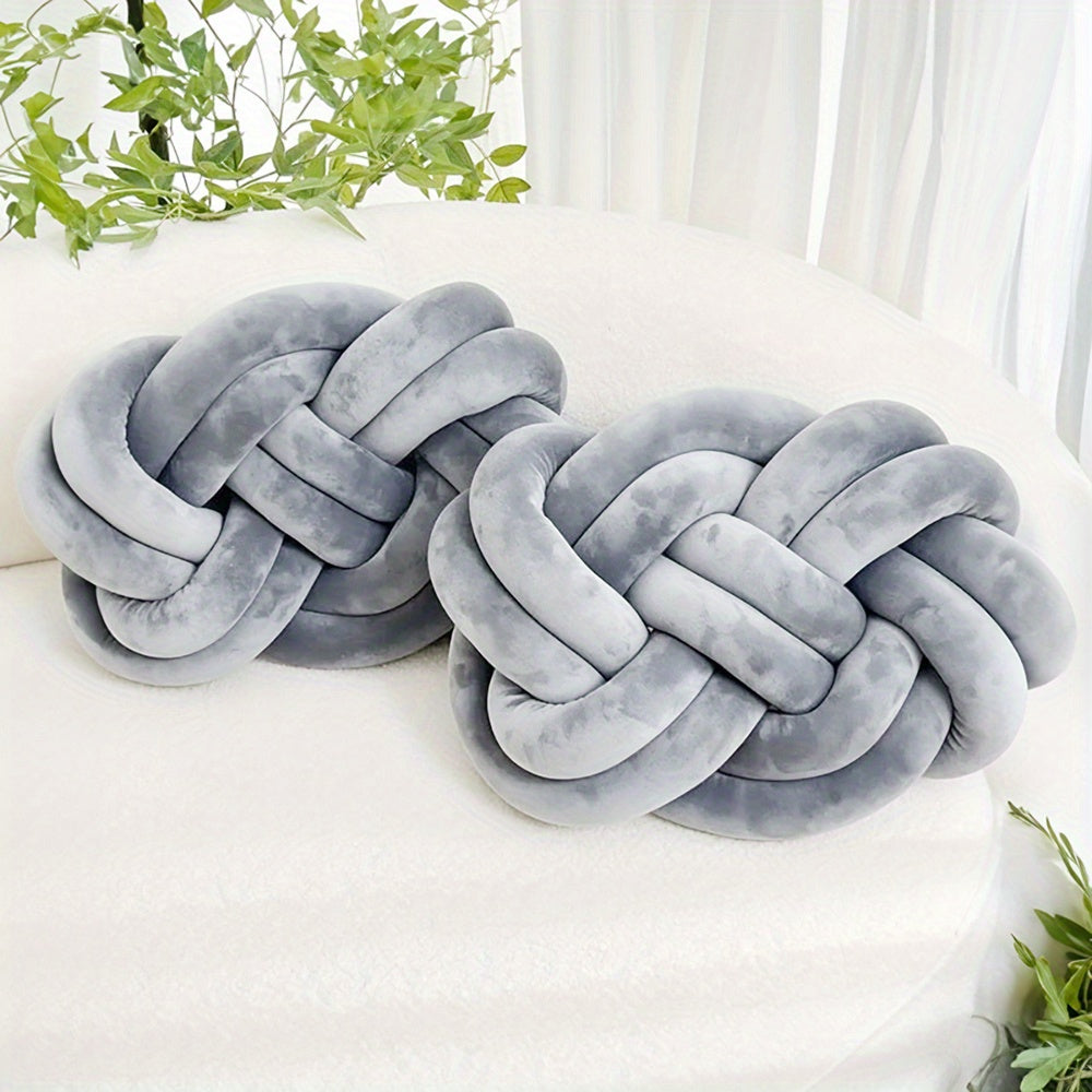Set of 2 Spandex Knot Pillows