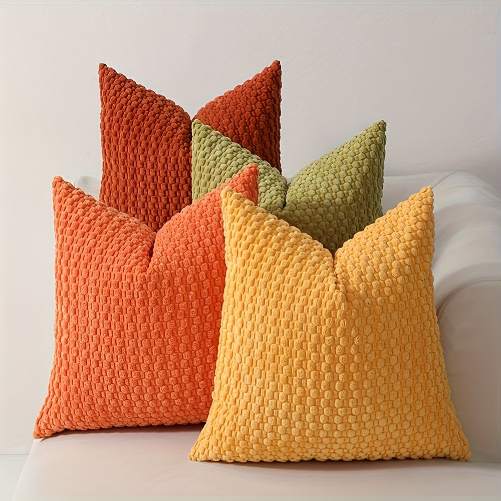 Set of 4 Soft Fleece Cushion Covers