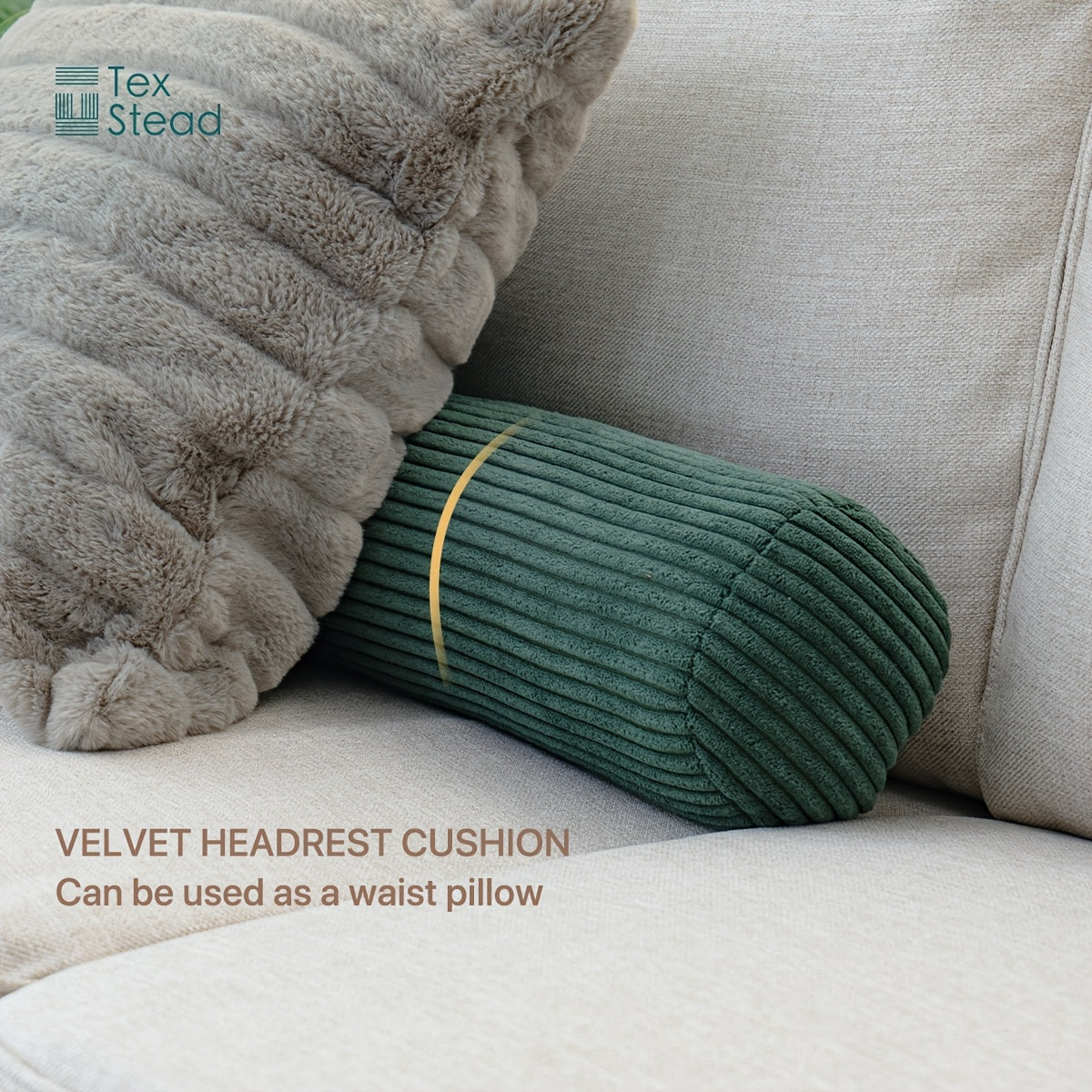 Velvet Bolster Cushion