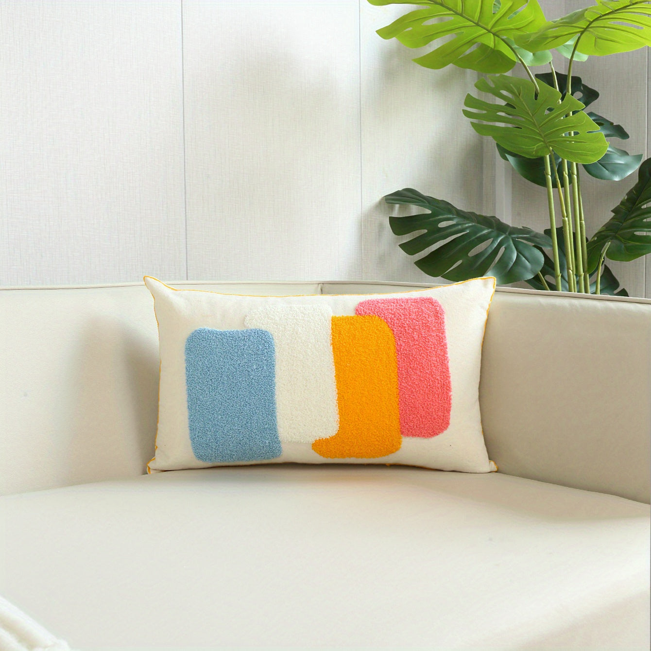Stylish Geometric Pattern Cushion Cover