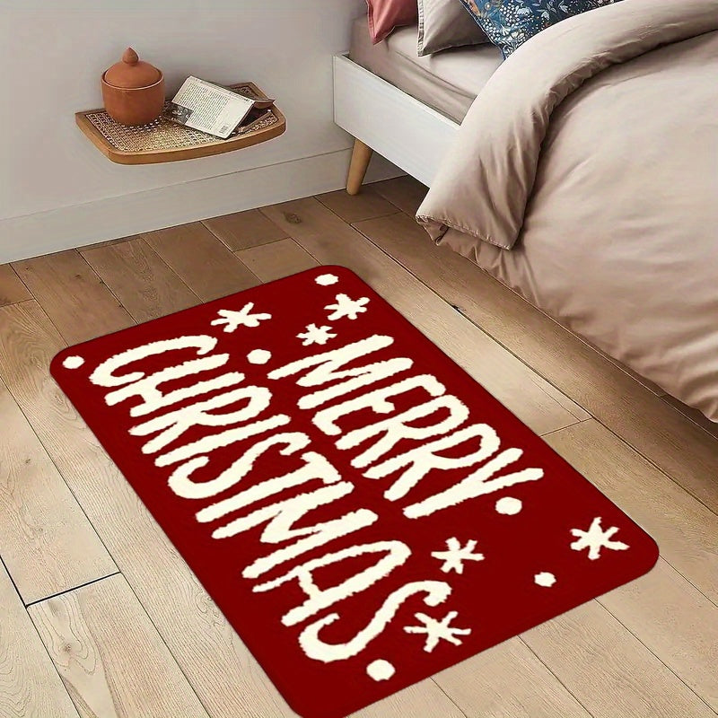 Festive "Merry Christmas" Door Mat