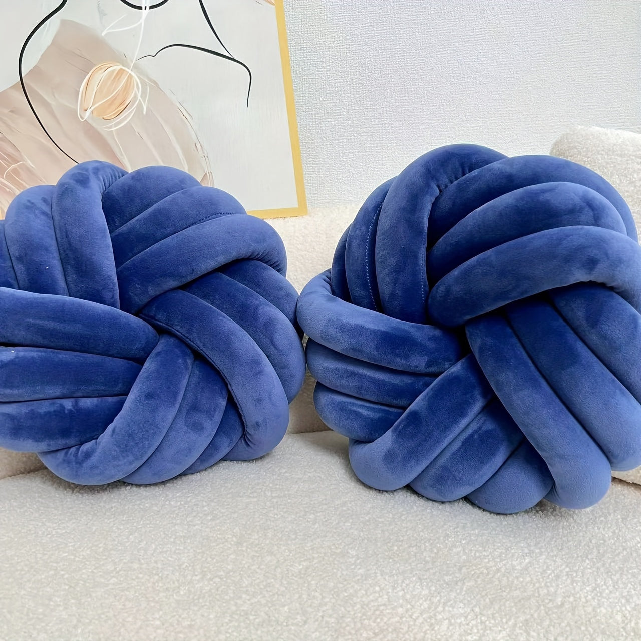 Set of 2 Knot Pillows