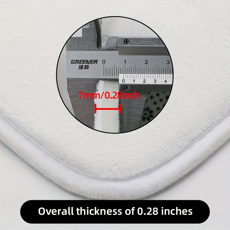 Set of 3 Christmas bathroom mats