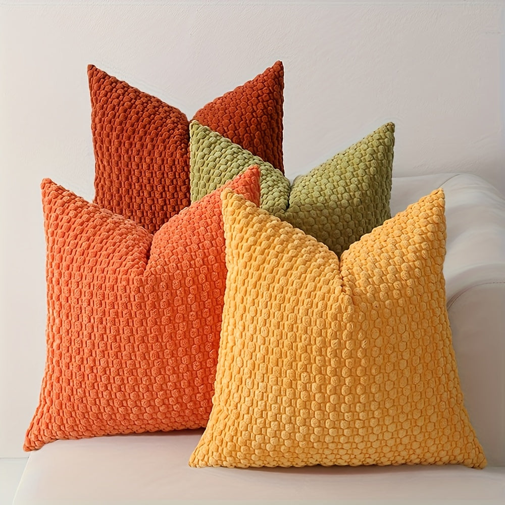 Set of 4 Soft Fleece Cushion Covers